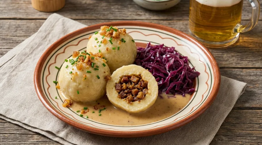 Grammelknödel – Knödel mit Grammelfüllung