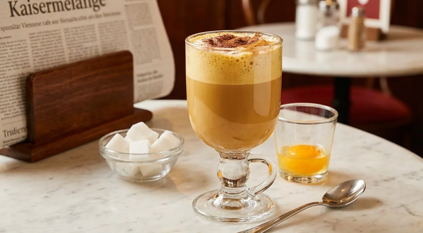 Kaisermelange – Eine Kaffeespezialität mit Eigelb und Zucker