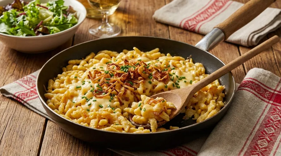 Spätzle / Knöpfle – Besonders in Vorarlberg, mit Käse oder als Beilage zu Braten