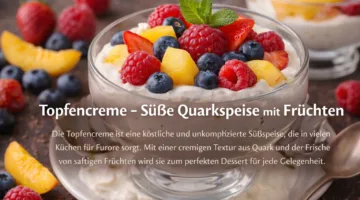 Topfencreme – Süße Quarkspeise mit Früchten
