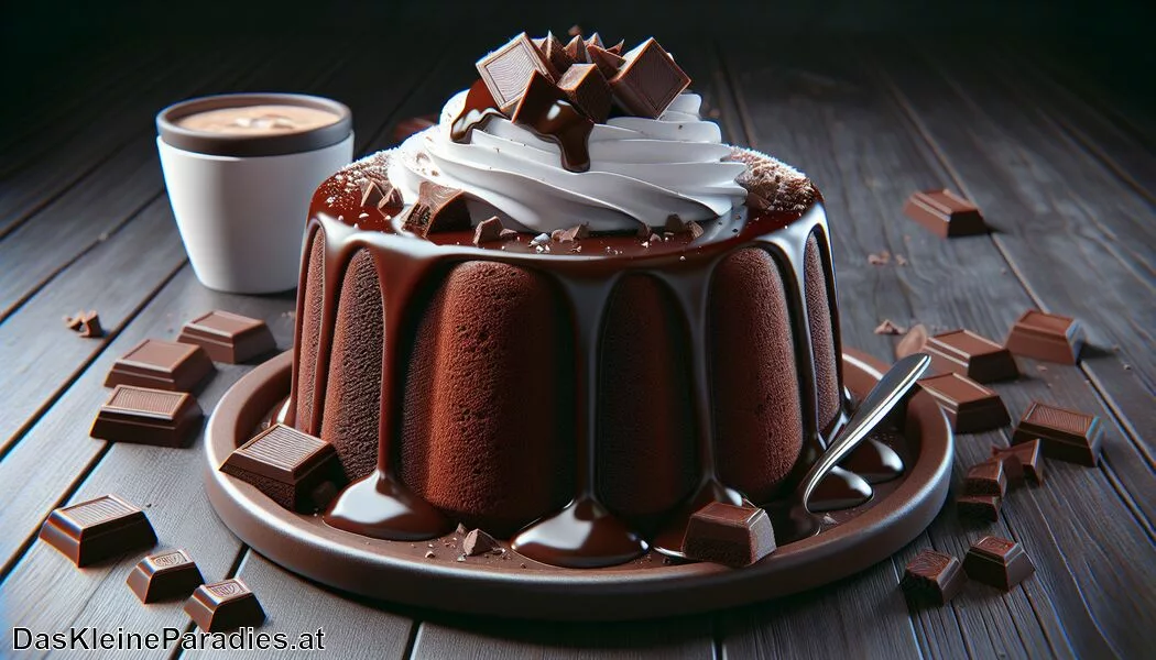 Mohr im Hemd – Schokoladen-Dampfkuchen mit Schokoladensauce und ...