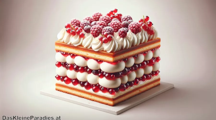 Ribisel-Schaum-Schnitten – Kuchen mit Johannisbeeren und Eischnee